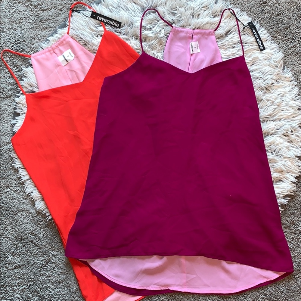 Reversible Express swing tank tops